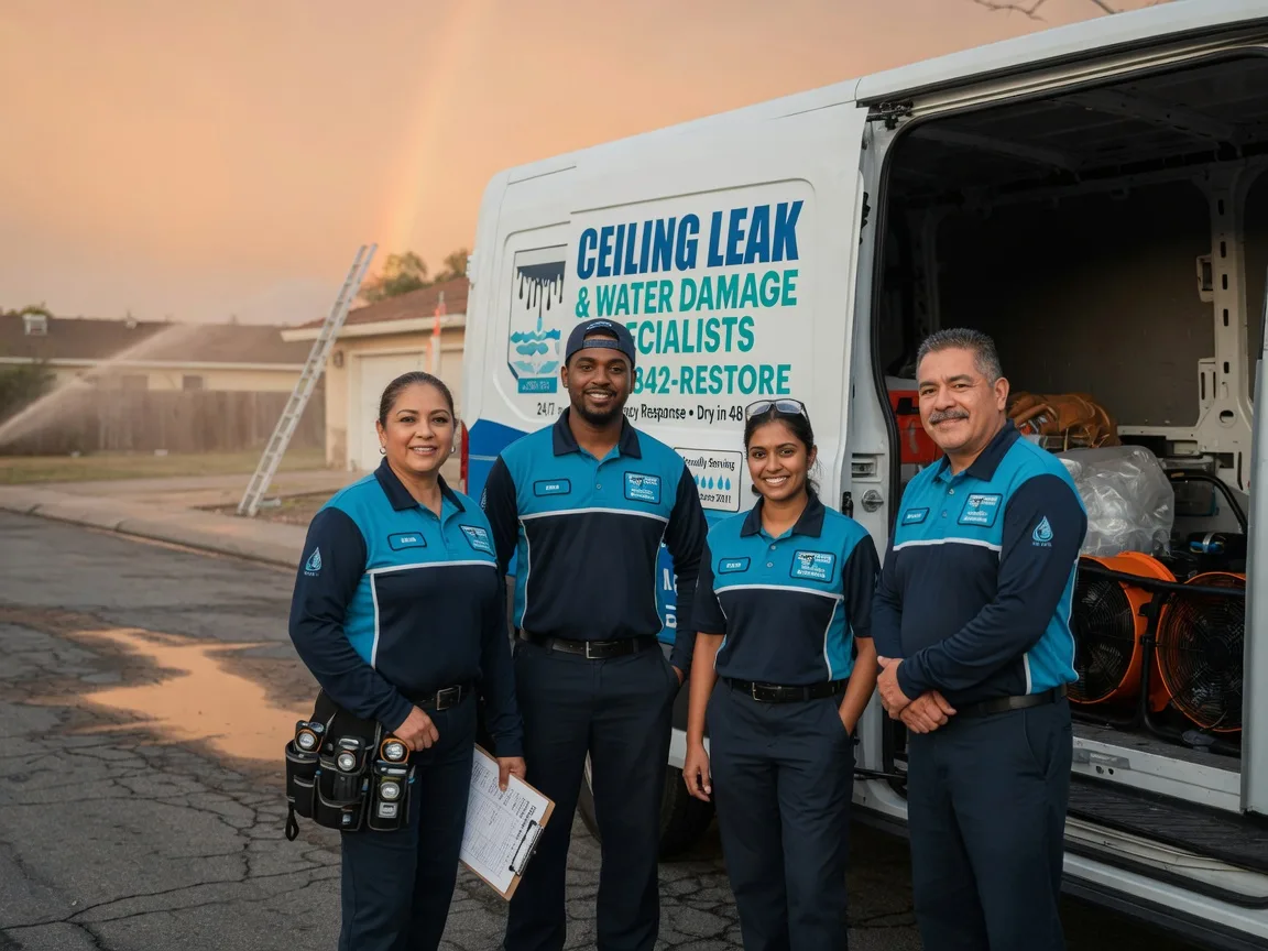 Ceiling Leak Cleanup company in Westford, VT